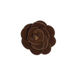 Brown Rose Lapel Pin image number 1
