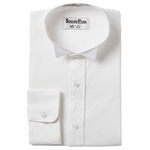 White Pique Wingtip Shirt image number 1