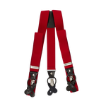 Red Button And Clip Suspenders image number 1