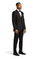 Black Stretch Shawl Lapel Tuxedo Separates image number 2