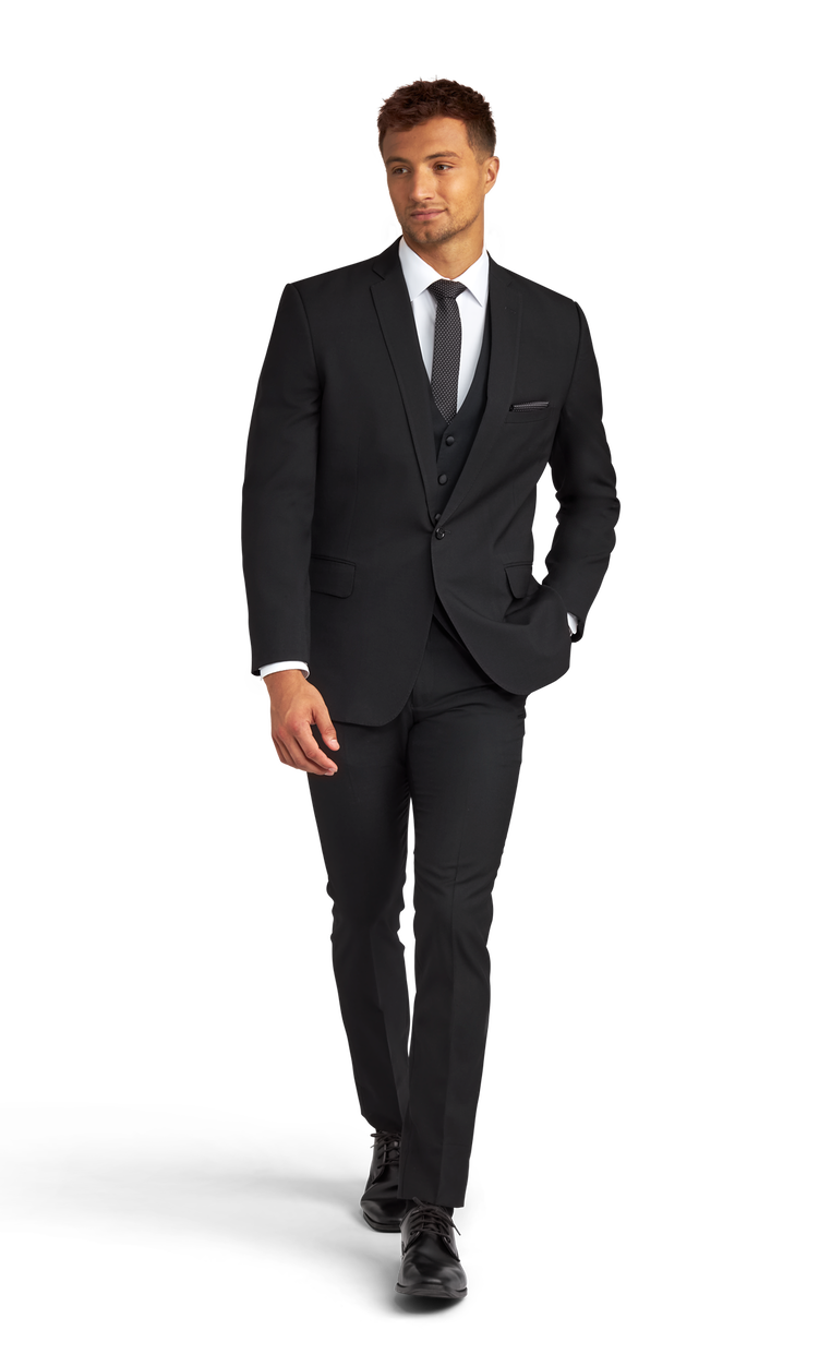Black Valencia Suit Friar Tux