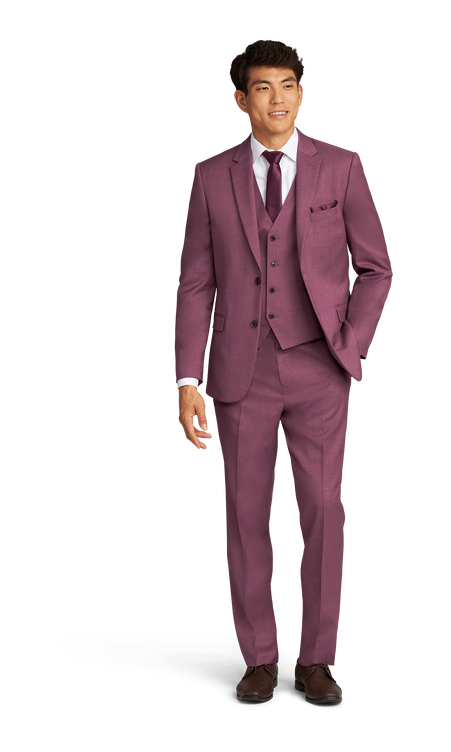 Dark Mauve Stretch Suit Separates