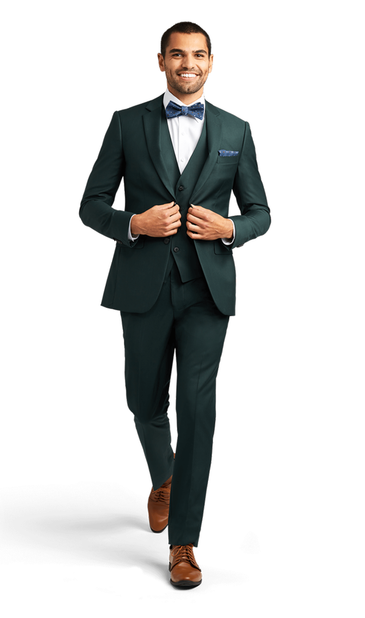 Green Stretch Suit Separates image number 1