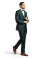 Green Stretch Suit Separates image number 2