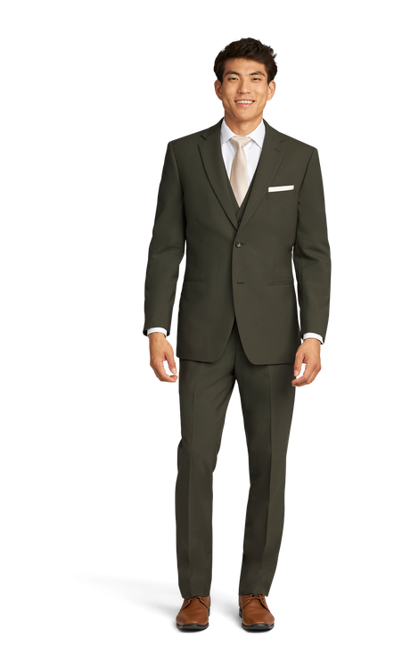 Olive Green Prado Suit