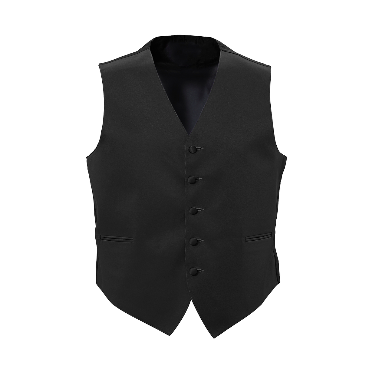 Black Satin Vest image number 1