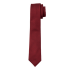 Apple Red Textured Long Tie