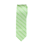 Mint Green Striped Long Tie image number 1