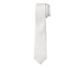 White Textured Long Tie