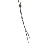 Black and Silver Bolo Tie