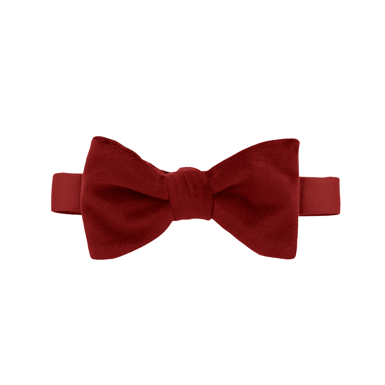 Apple Red Velvet Bow Tie image number 1