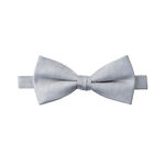 Grey Textured Bow Tie