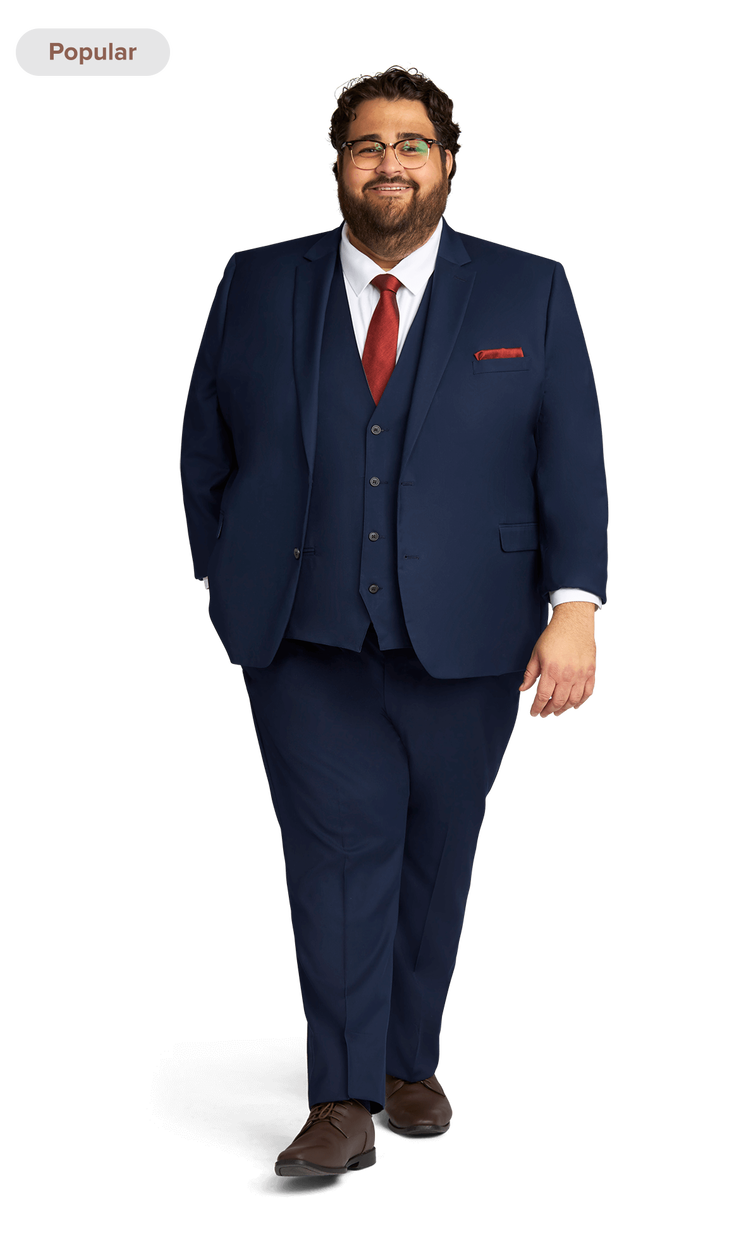 Navy Stretch Suit Separates by Couture 1910