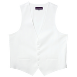White Suit Vest image number 1