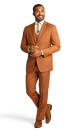 Dark Caramel Stretch Suit Separates image number 4