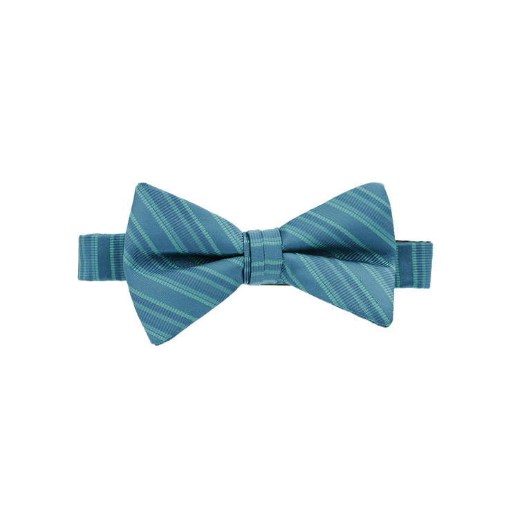 Oasis Striped Satin Bow Tie