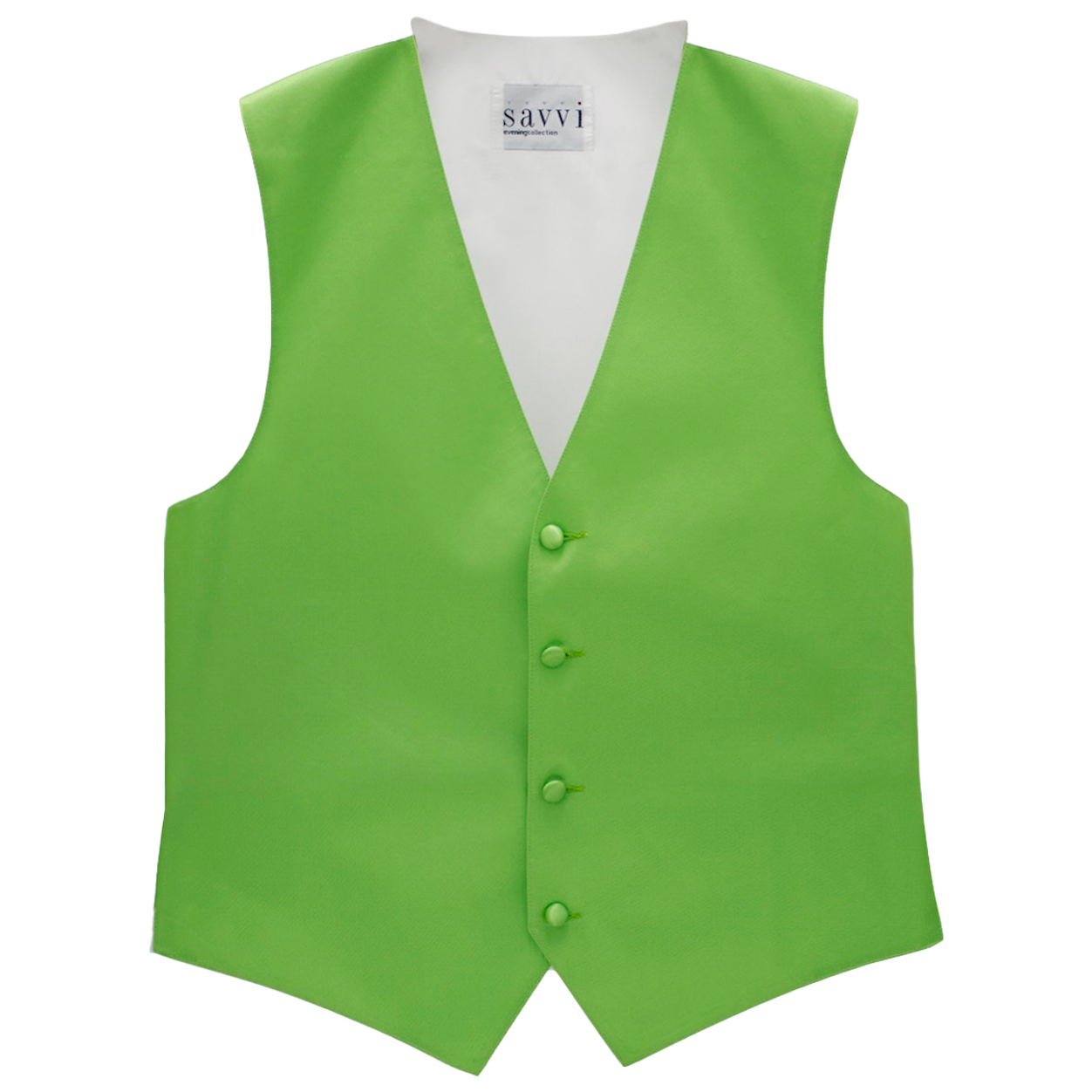 Lime Savvi Solid Vest