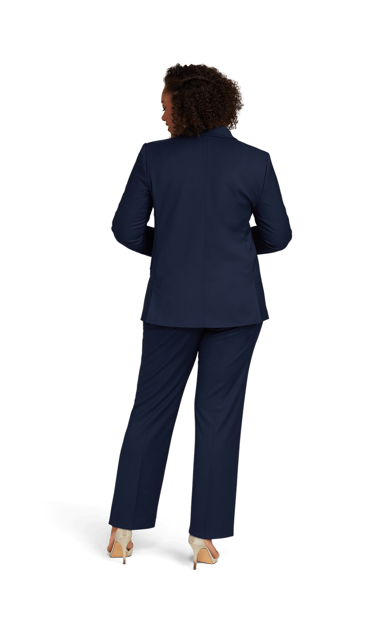 Women's Navy Stretch Suit Separates image number 4
