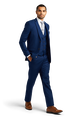 Cobalt Blue Stretch Suit Separates image number 2