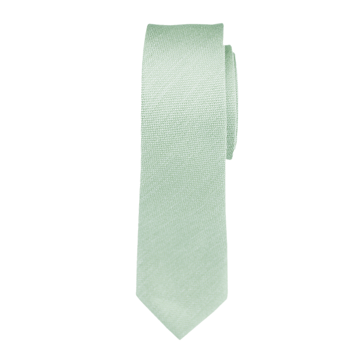 Mint Matte Slim Tie image number 1