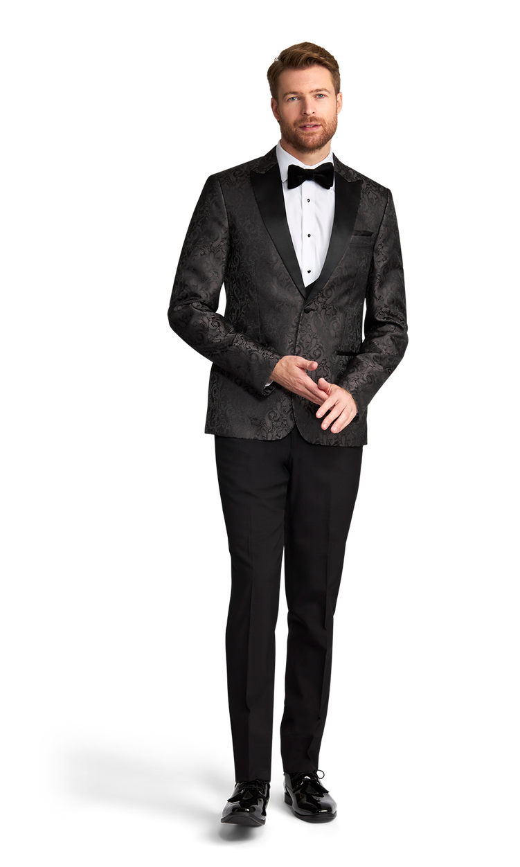 Black Paisley Chase Tuxedo image number 4