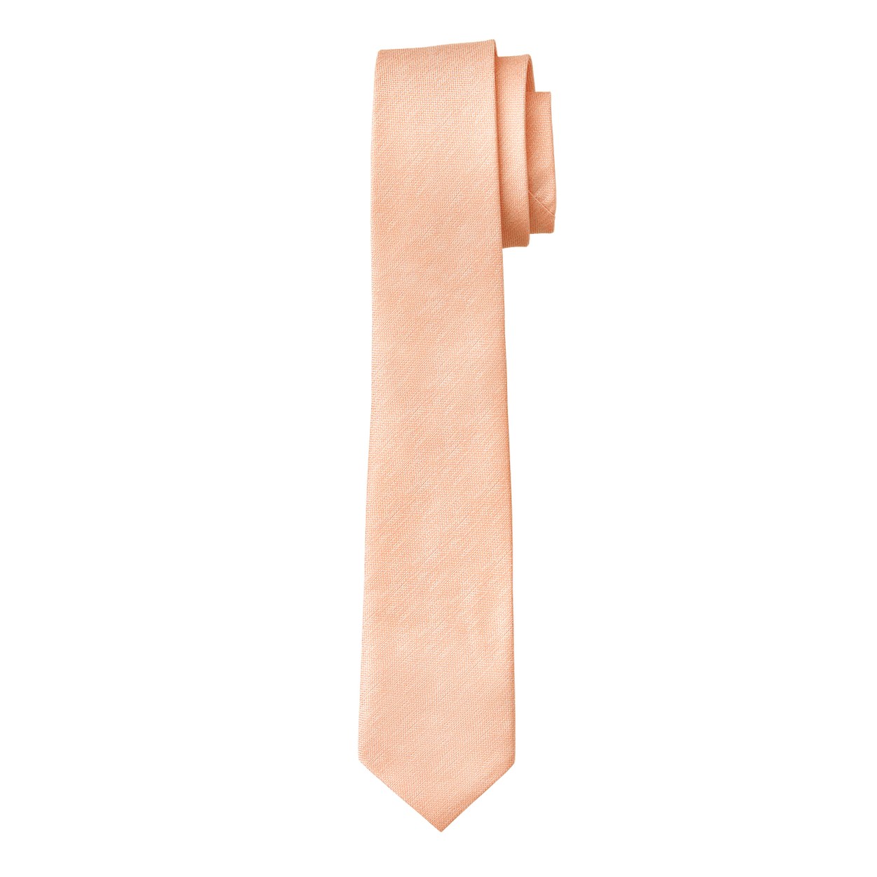 Rose Gold Textured Long Tie