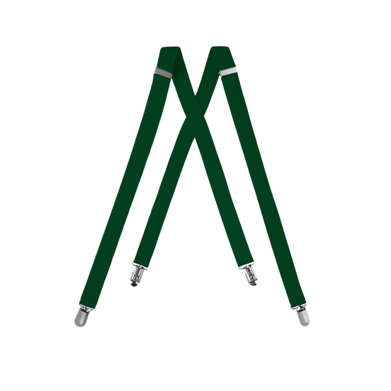 Hunter Green Suspenders