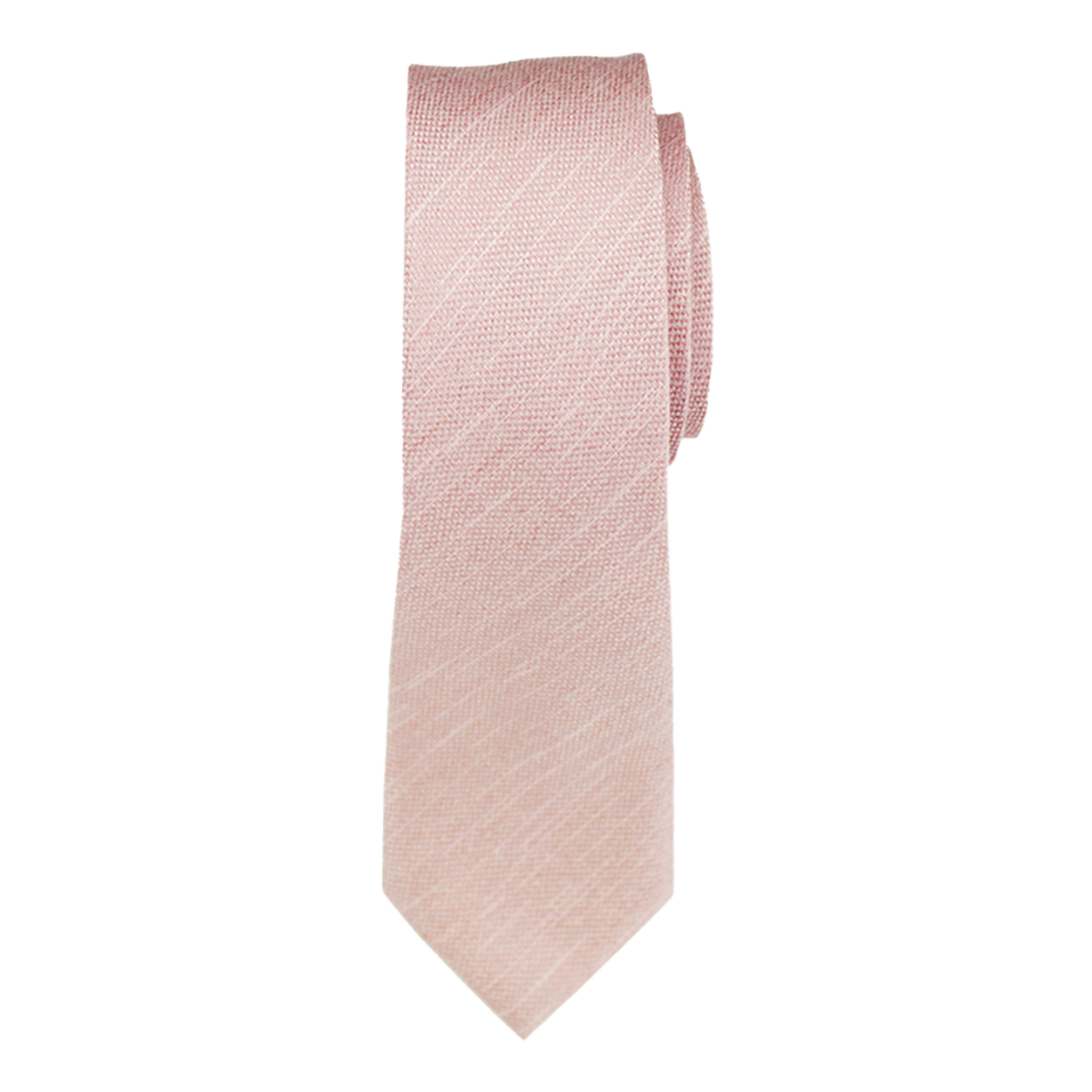 Rose Gold Matte Long Tie