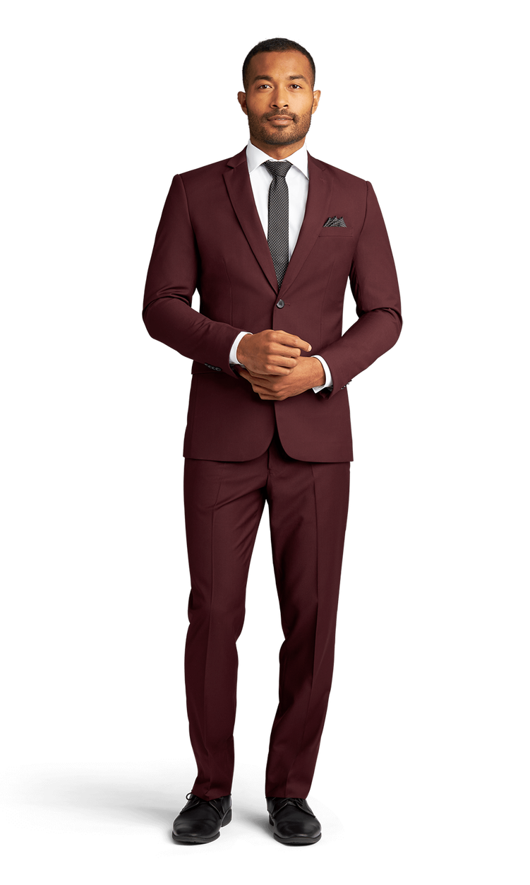 Maroon tuxedo vest online