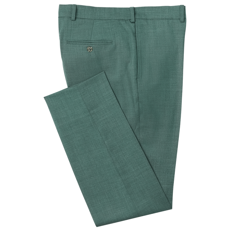 Forest Green Stretch Suit Separates Pants