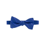 Royal Blue Striped Bow Tie