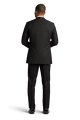 Black Stretch Shawl Lapel Tuxedo Separates image number 3