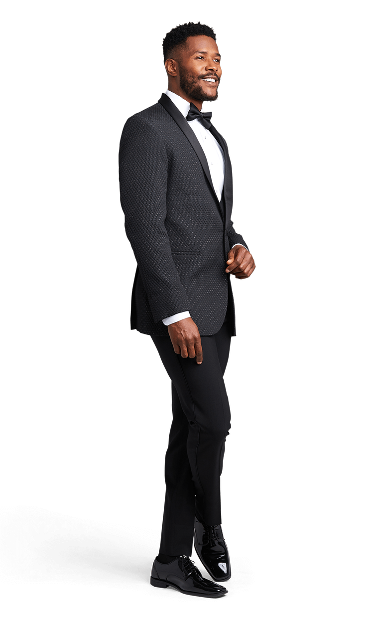 Black Diamond Shawl Lapel Tuxedo image number 3