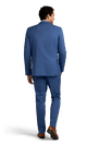 Back view of the steel blue suit performance suit.