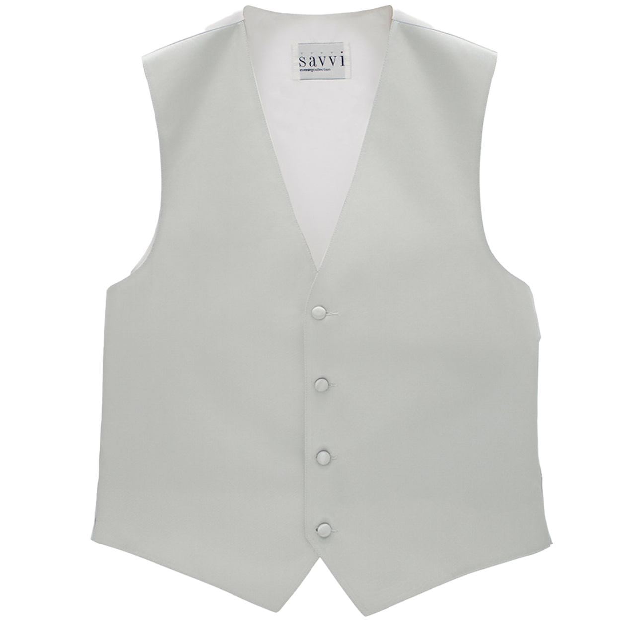 Silver tux vest store