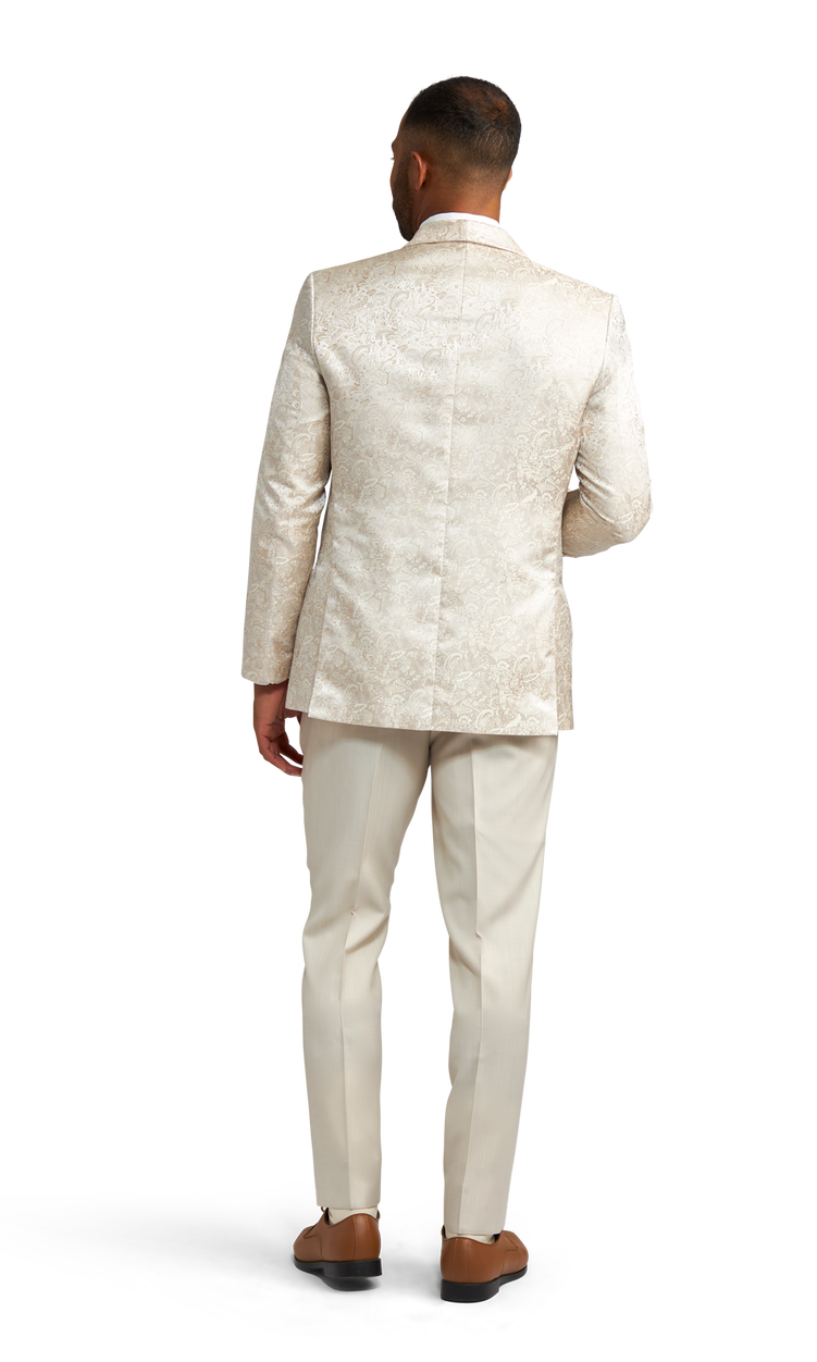 Ivory Paisley Dillon Tuxedo image number null