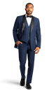 Navy Stretch Shawl Lapel Tuxedo Separates image number 3