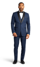 Navy Stretch Shawl Lapel Tuxedo Separates image number 1