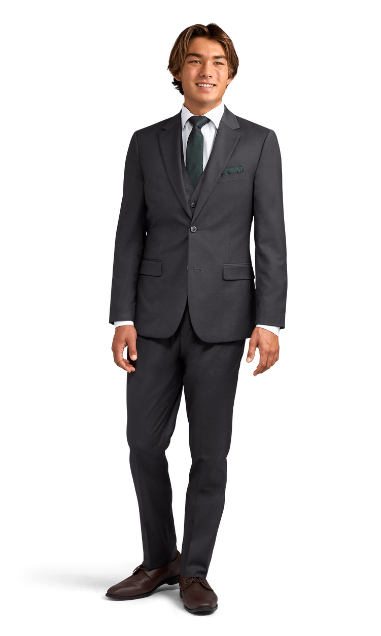 Charcoal Stretch Suit Separates