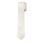 Pearl White Textured Long Tie