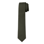 Olive Textured Long Tie