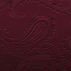 Burgundy Paisley Pocket Square