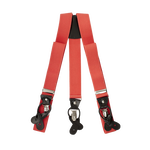 Coral Button And Clip Suspenders image number 1