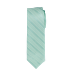 Aqua Striped Long Tie image number 1