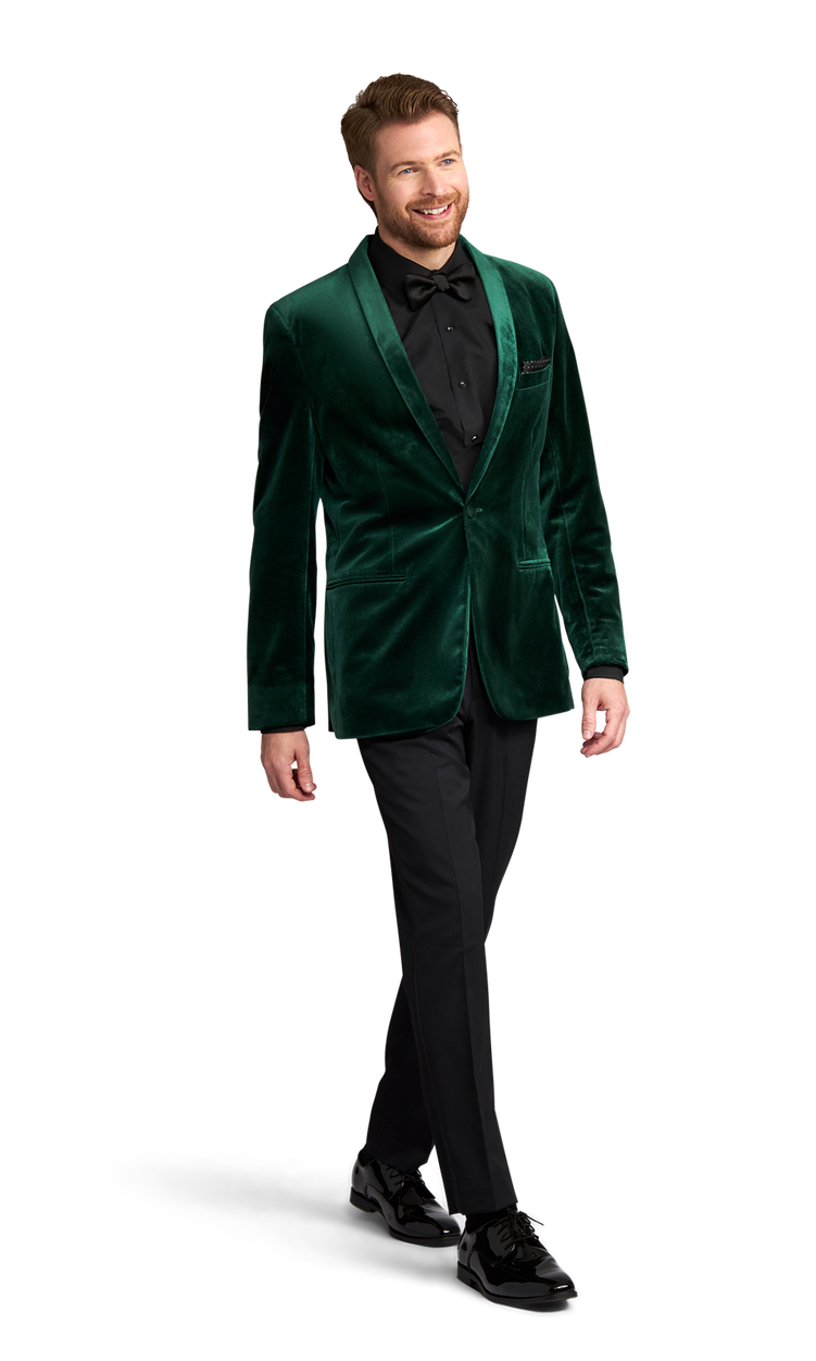 Green Velvet Brooklyn Tuxedo image number 2
