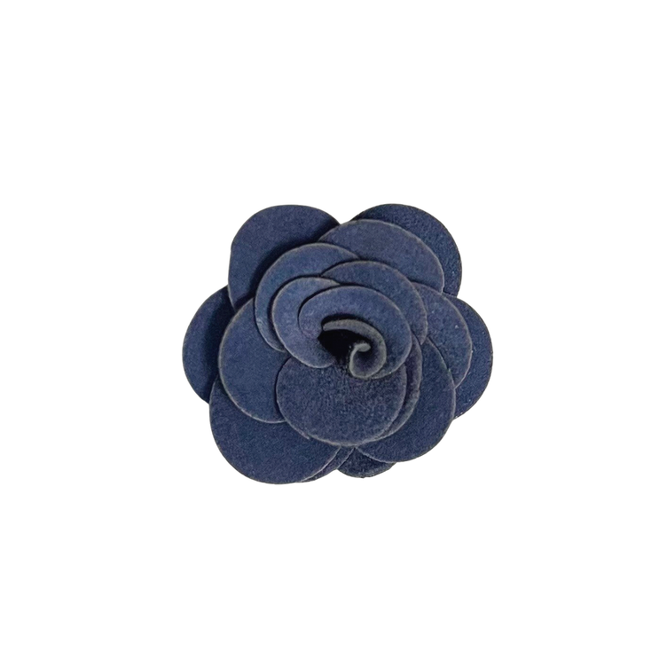 Dusty Blue Rose Lapel Pin