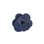Dusty Blue Rose Lapel Pin image number 1