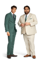 Tan Stretch Suit Separates image number 5