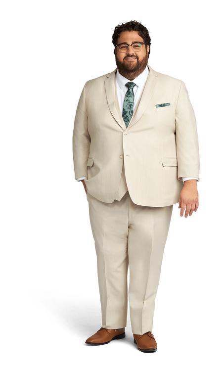 Tan Stretch Suit Separates