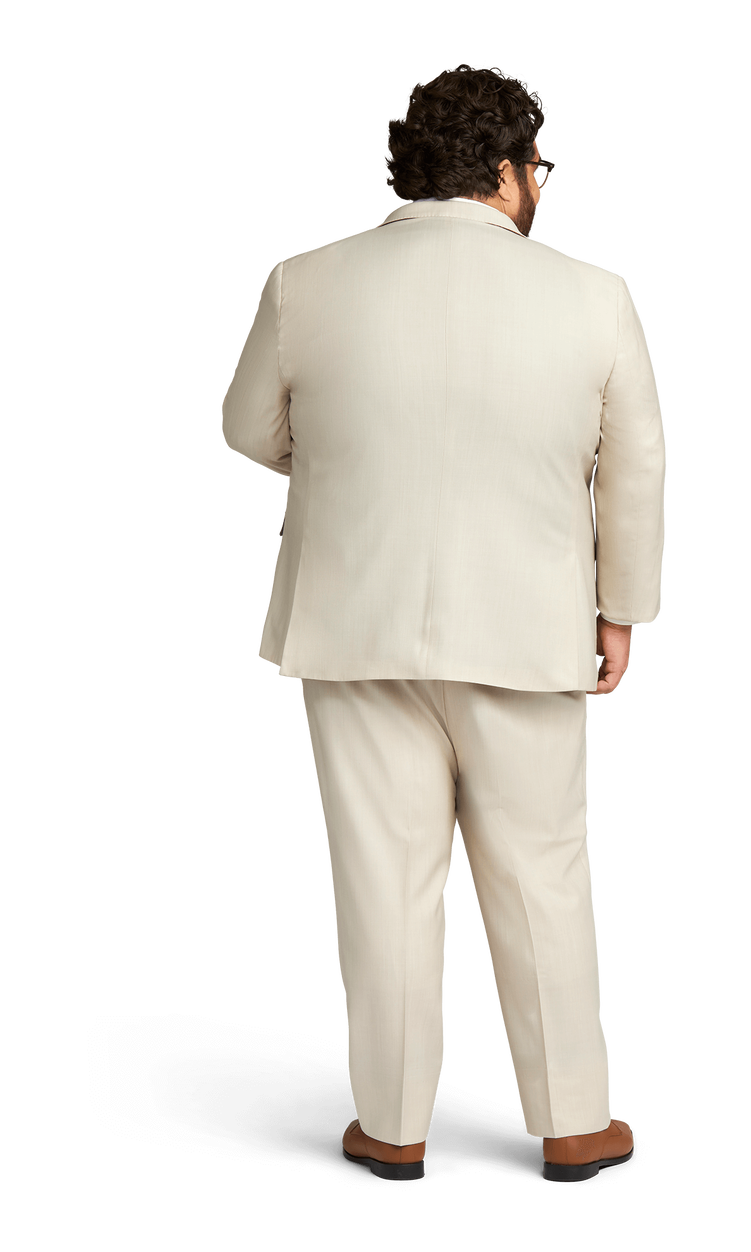 Tan Stretch Suit Separates image number 3